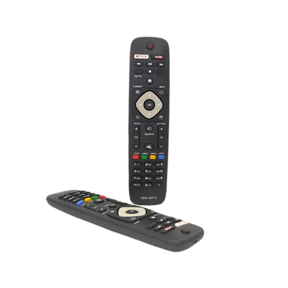 Controle Remoto Compatível Smart Tv Philips Lcd Com Botão