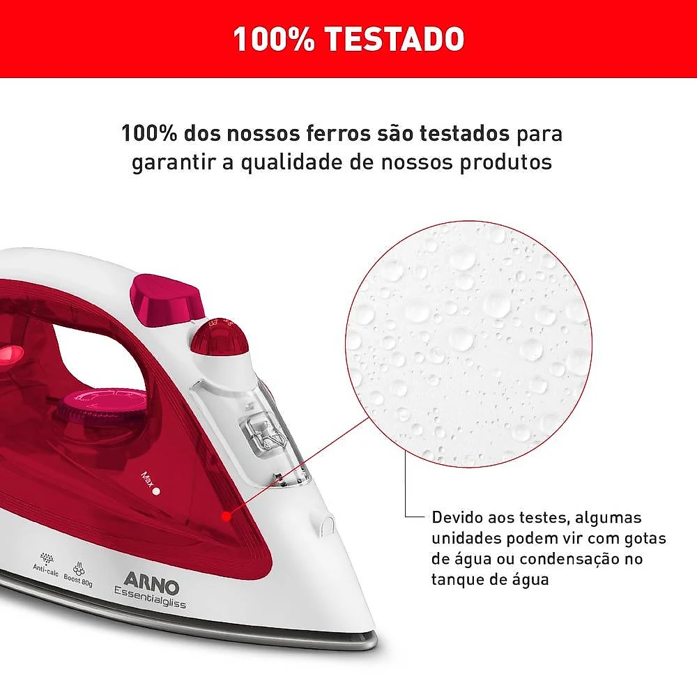 Ferro à Vapor Spray Essentialgliss Arno 220V