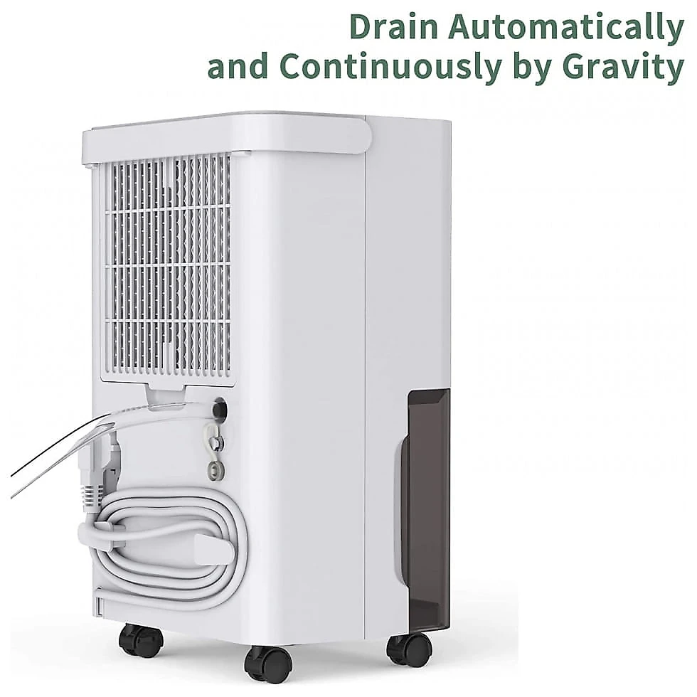 Desumidificador 1.7L até 140 m2 com Desligamento Automático, 110V, Uhome, Branco