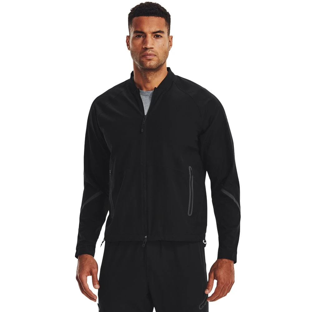 Miniatura Jaqueta de Treino Masculina Under Armour Unstoppable Bomber Preto - G