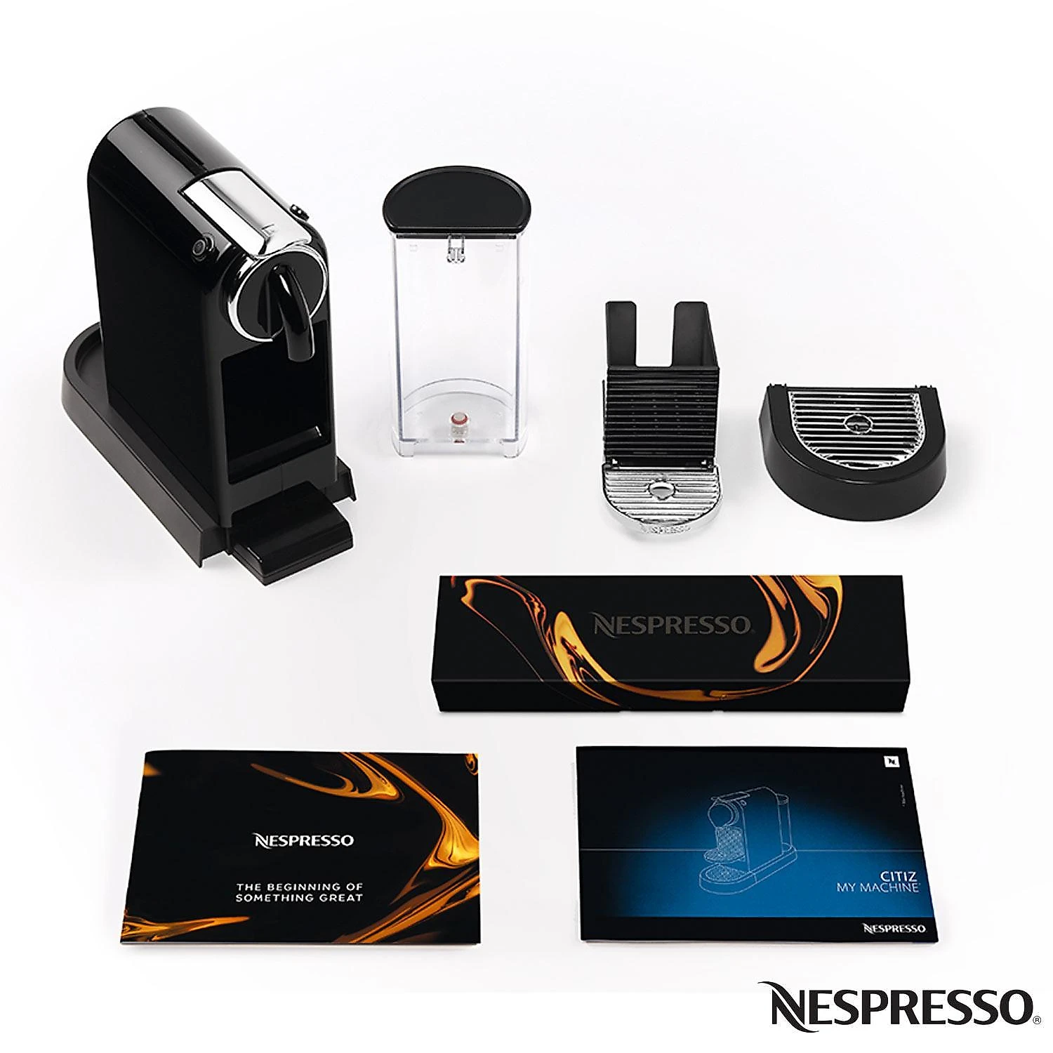 Cafeteira Nespresso CitiZ Preta para Café Espresso - D113-BR 110