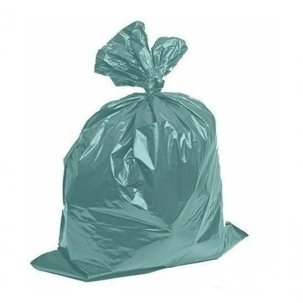 Saco de Lixo Verde 100 Litros Super Leve 0,02MM 100UN 100% Reciclado Higipack