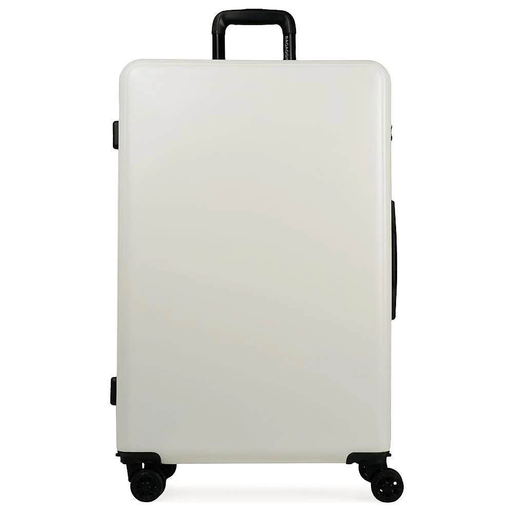 Mala de viagem grande 32kg abs 4 rodas my way off white g