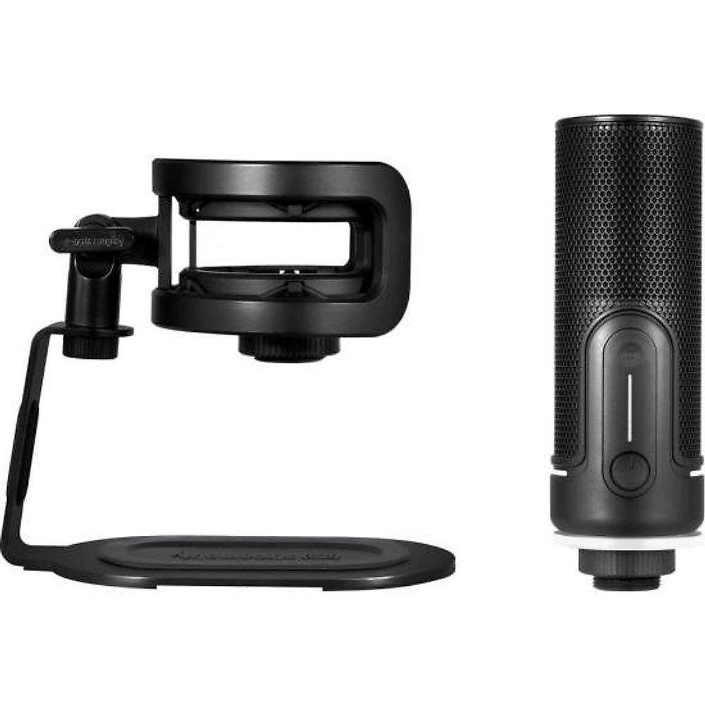 Microfone Condensador Mic Pro [F002] 192KHZ-24BIT com Redução de Ruído Avançada Preto Streamplify