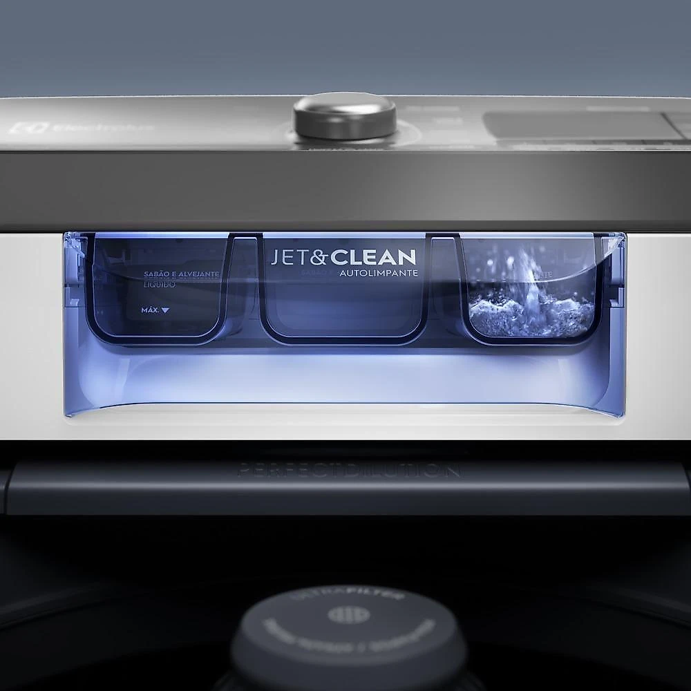 Máquina de Lavar Electrolux LEE15 14,5kg Automática com Cesto Inox Branca 220V