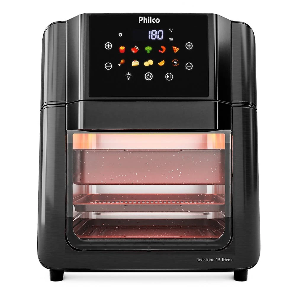 Fritadeira Air Fryer PAF15C 15L Philco Preta 220V
