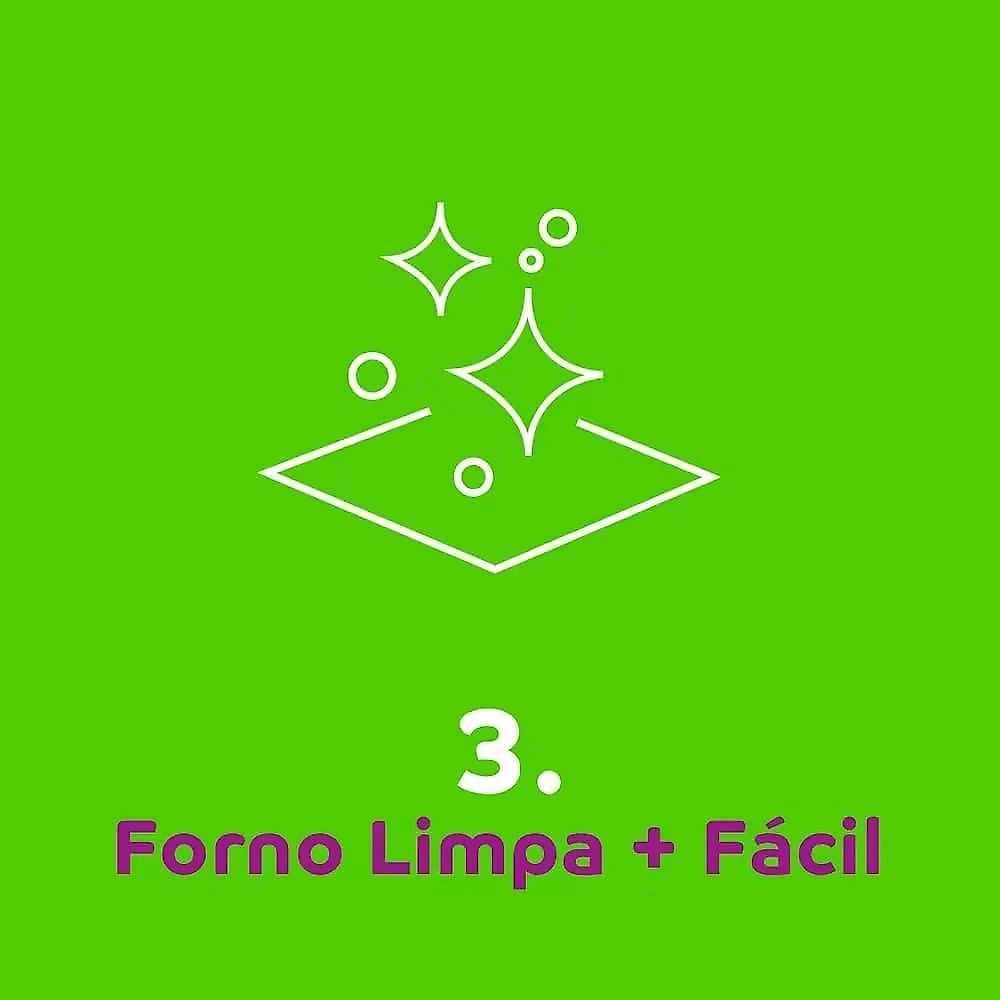 Fogão consul 4 bocas cfo4nar com mesa de inox, acendimento automático e design frente Única bivolt - inox
