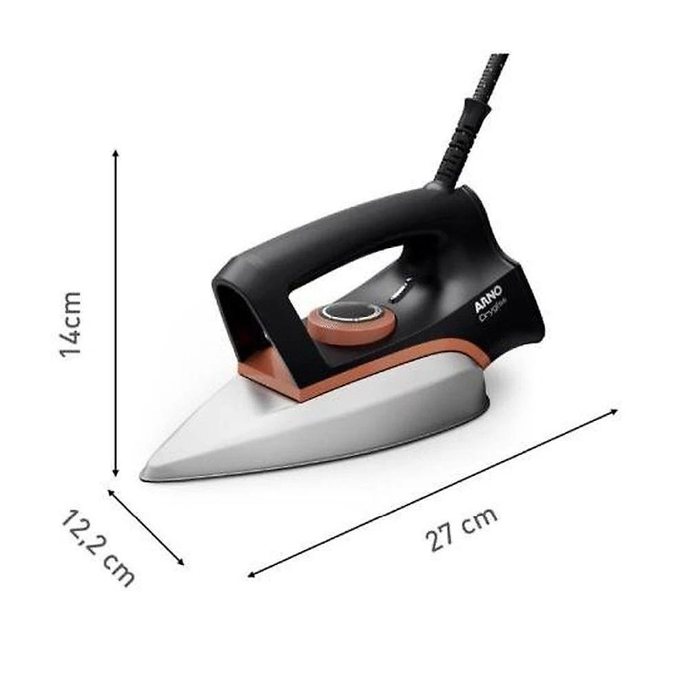 Ferro A Seco Arno Drygliss 1200w Preto Terracota 110V