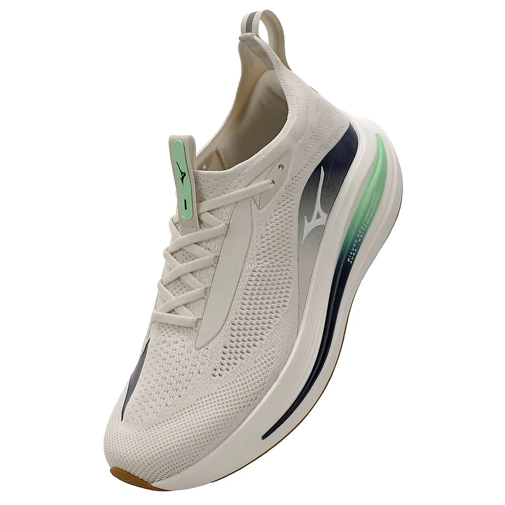 Tênis de Corrida Mizuno Neo Aura Knit Masculino Bege - 38
