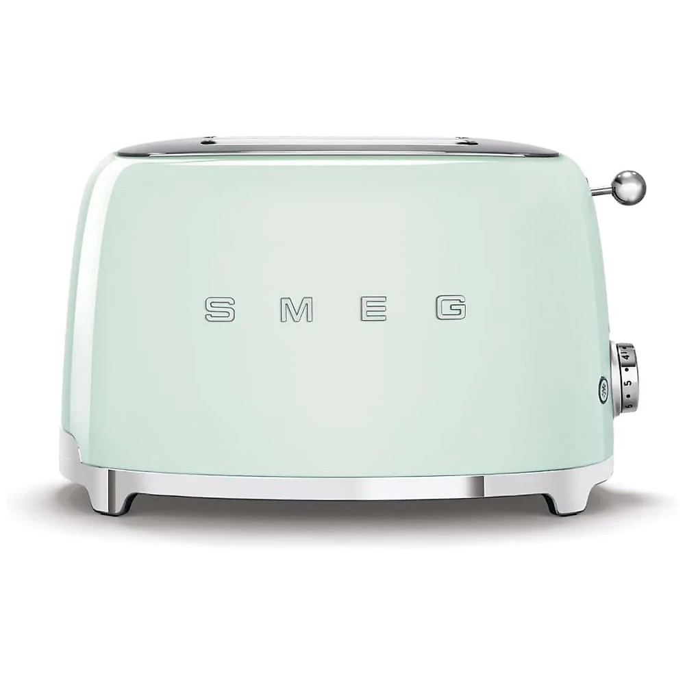 Conjunto Smeg Retro: Cafeteira de Filtro e Torradeira de 2 Fatias Verde Pastel