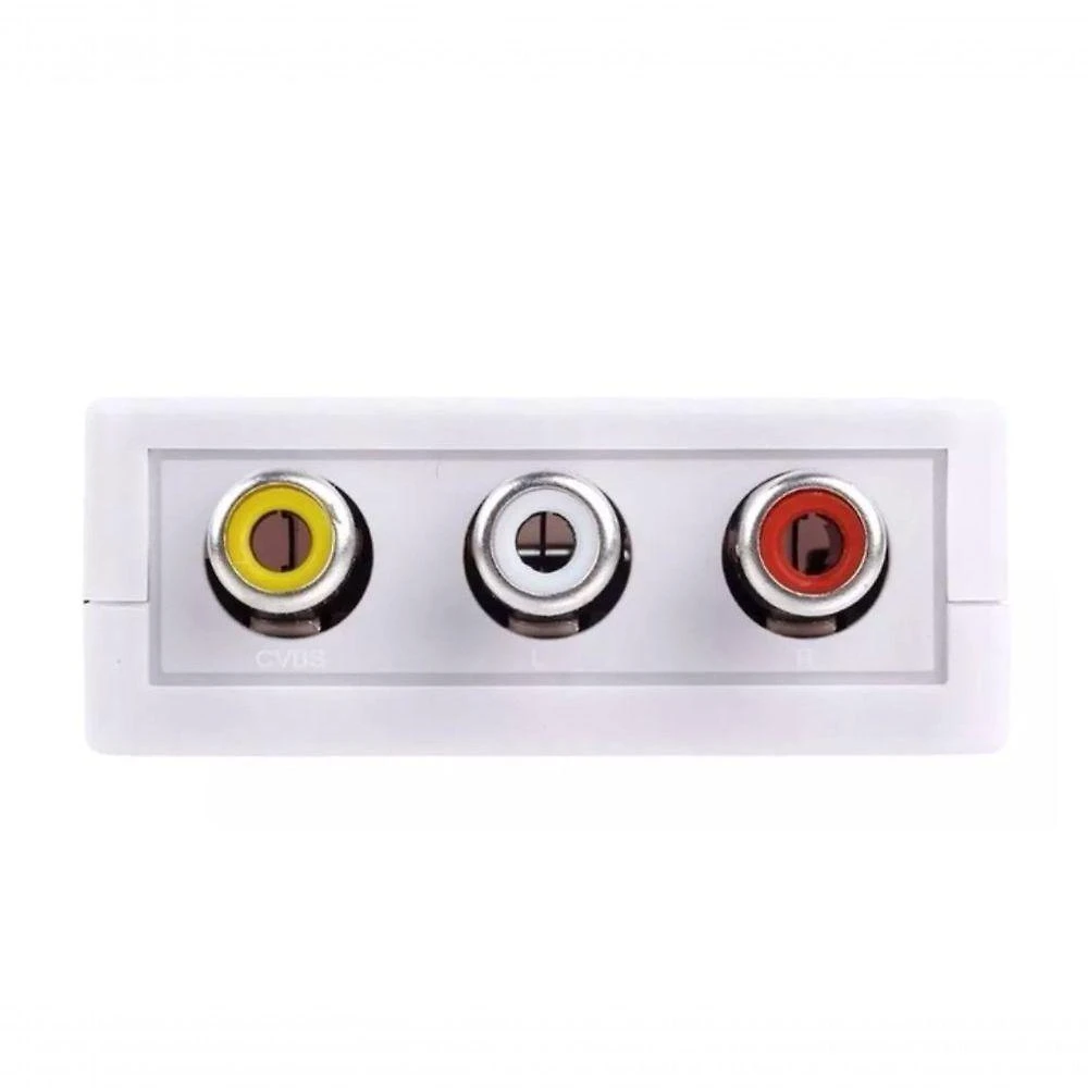 Conversor de Áudio e Vídeo Evus C085 Hdmi para Rca com Entrada Mini Usb 5V e Cabo Usb