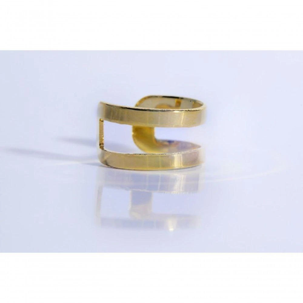 Piercing Fake Higipack Vazado Folheado em Ouro 18k 1CM Dourado Feminino