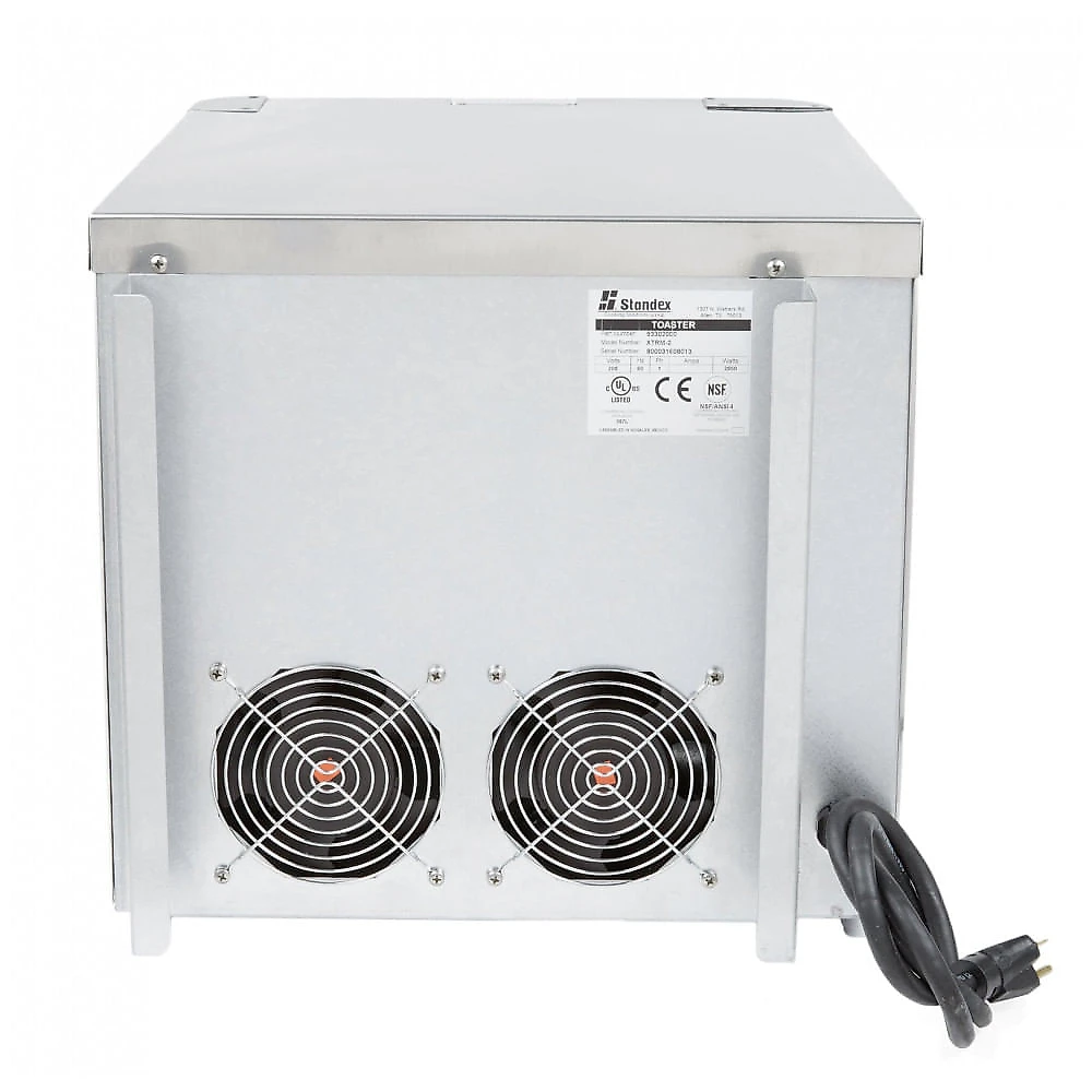Torradeira de Esteira APW Wyott Prata com 25,4 cm de Largura, Abertura 3,8 cm e Controles de Velocidade, 240V