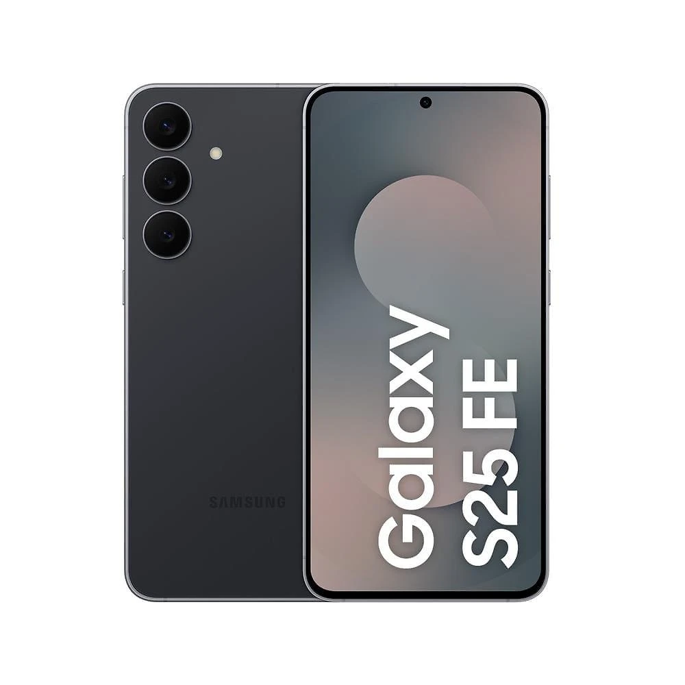 Smartphone samsung galaxy s25 fe 5g tela 6,7” amoled 256gb 8gb ram câmera 50mp jetblack
