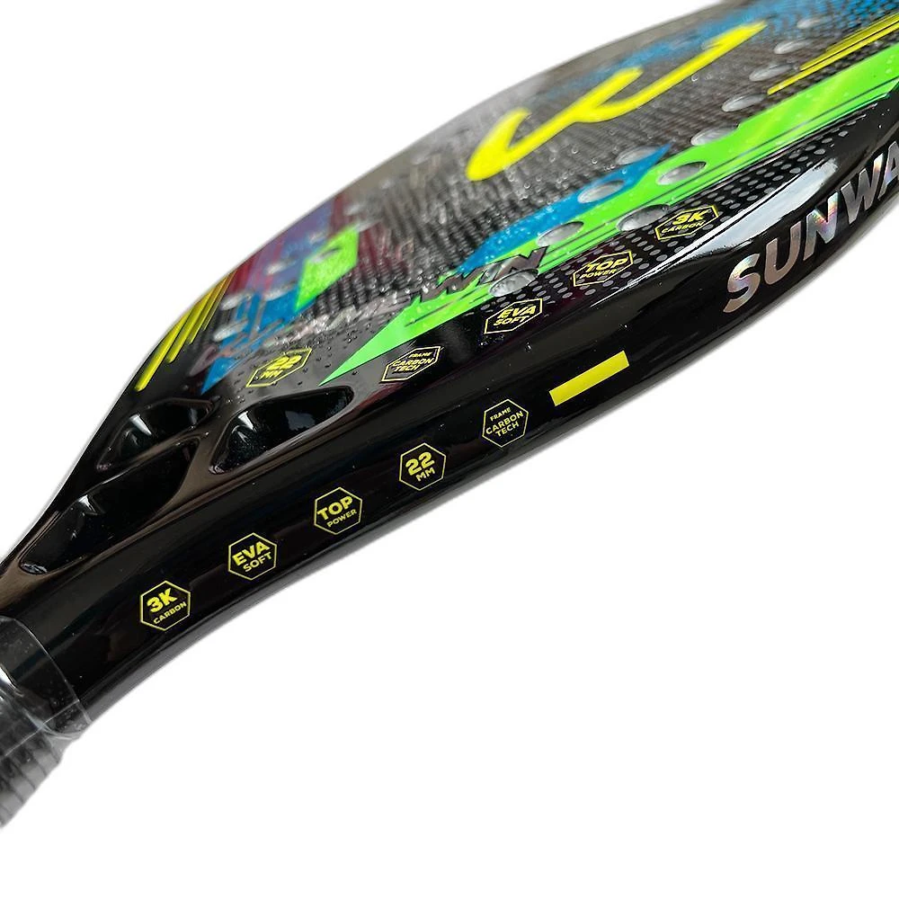 Miniatura Kit 2 Raquetes Beach Tennis Camewin 100% Fibra De Carbono 3K