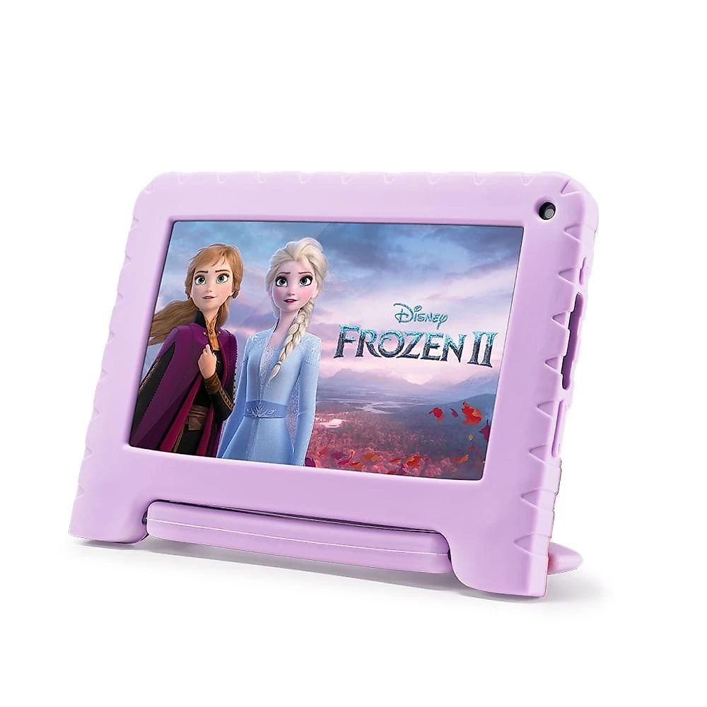 Tablet infantil frozen ii 4gb ram + 64gb + tela 7 pol + case + wi-fi + android 13 +  quad core multi - nb416out [reembalado]