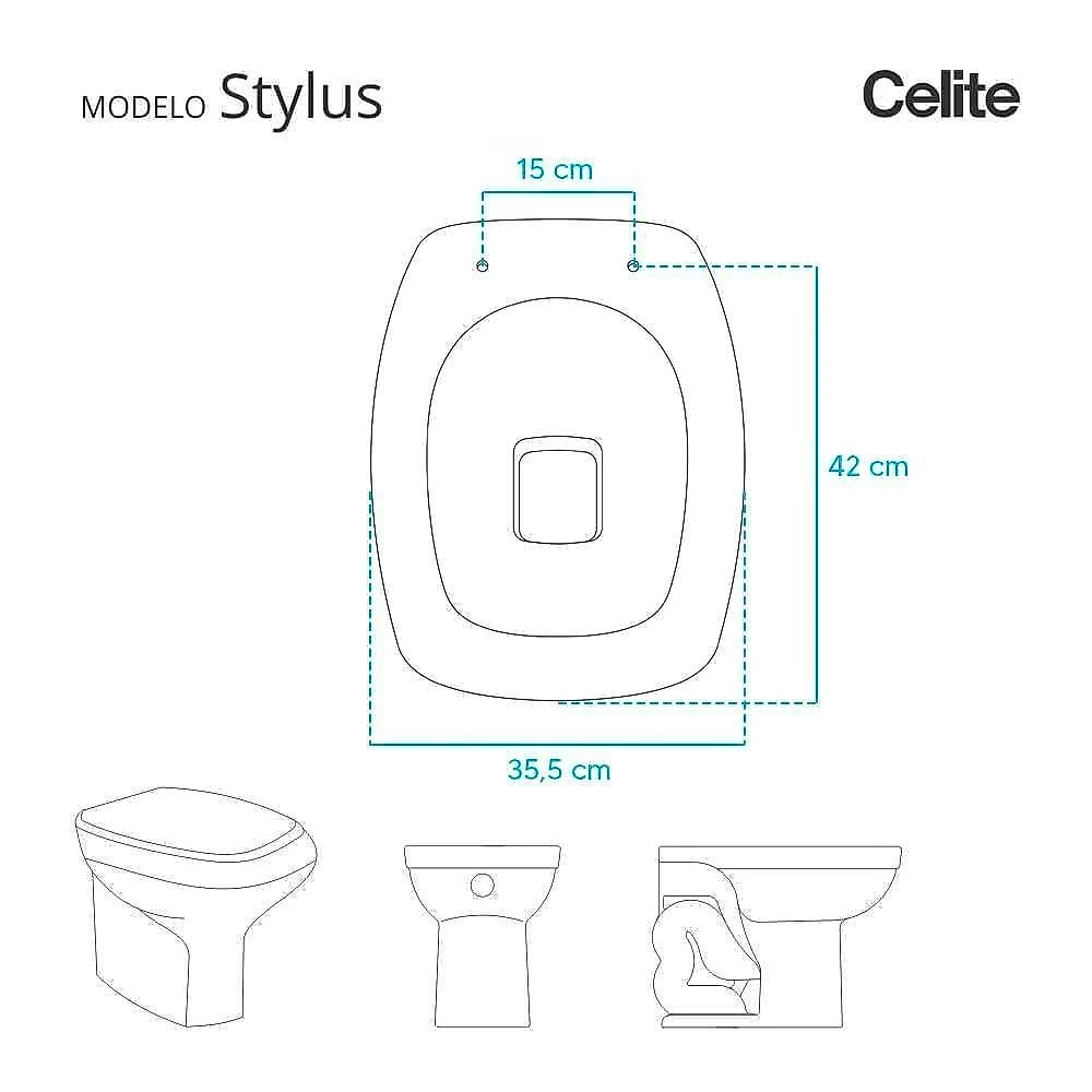 Assento Sanitário Stylus Alongado Resina Plástica Fechamento Suave Rosa Pontto Lavabo webcontinental-7897116786347