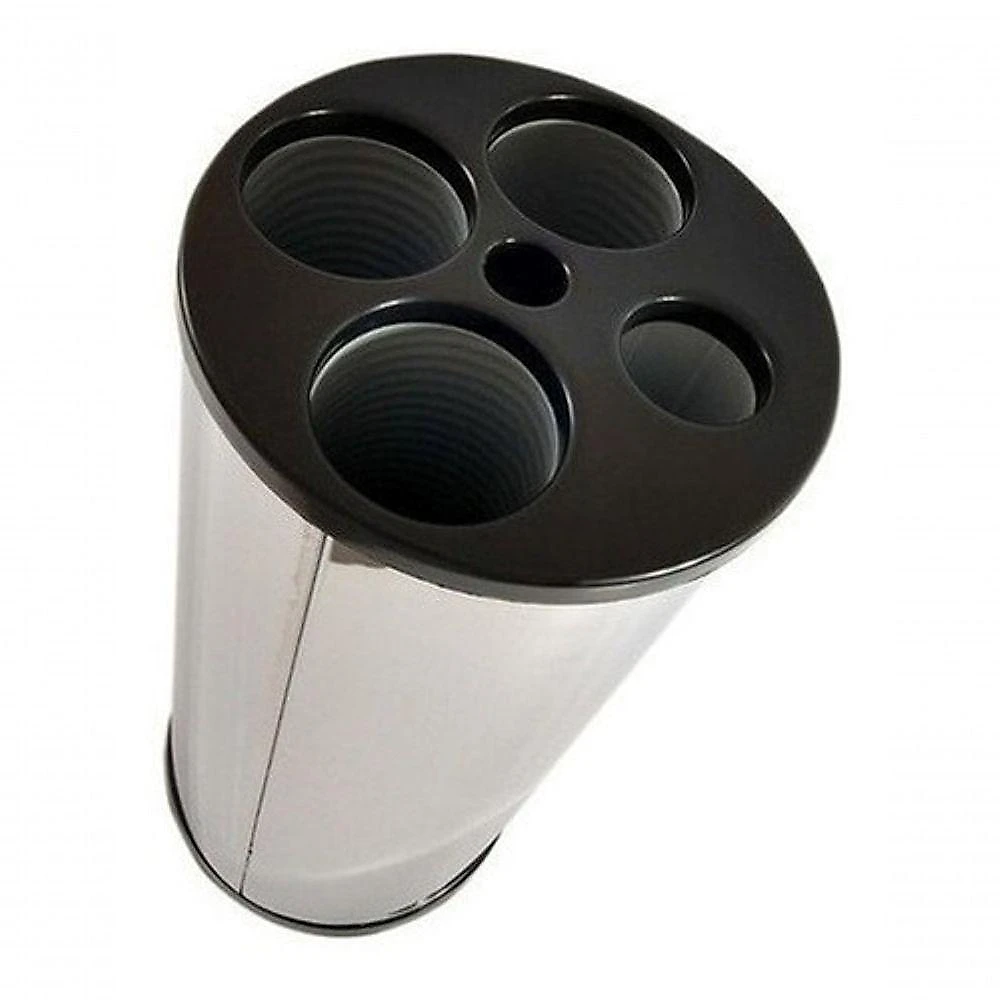 Dispensador de Copos Descartáveis para Água 180ML 4 Tubos Capacidade Aproximada 430 Unidades Inox