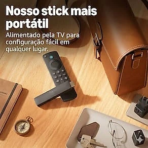 Fire TV Stick HD Amazon com Alexa Streaming HD Wi-Fi Controle Remoto por Voz