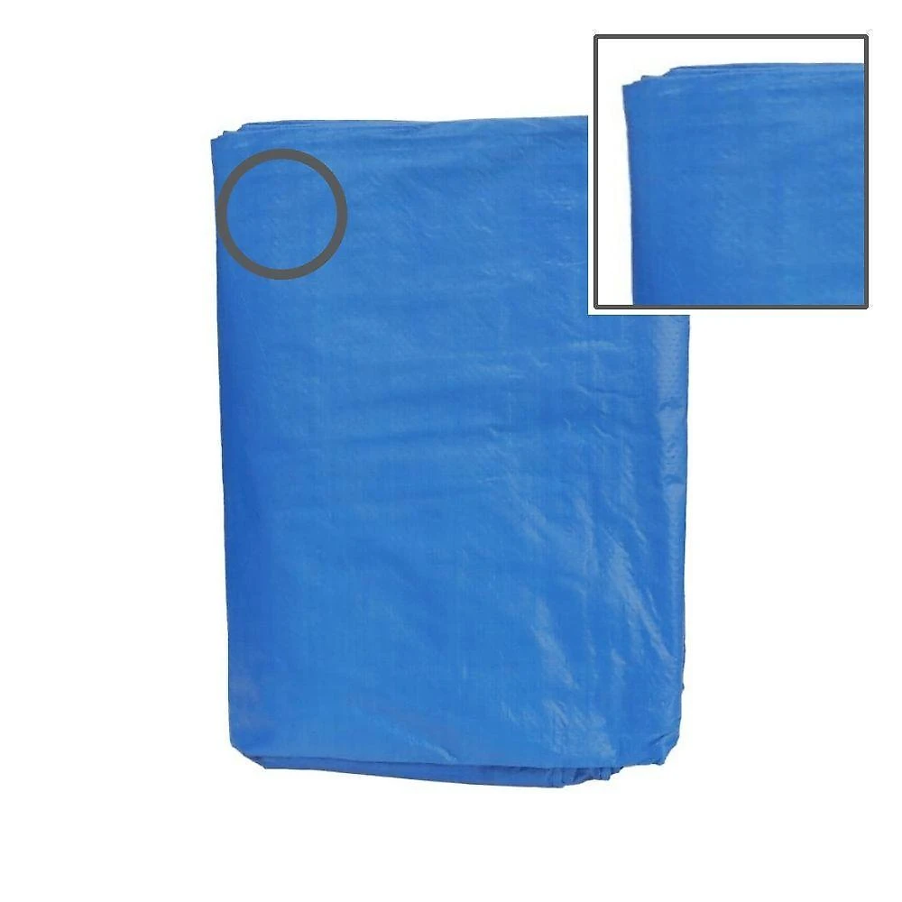 Lona para Carreteiro 5x4 Proteção de Cargas Encerada Azul Western 100g-m2