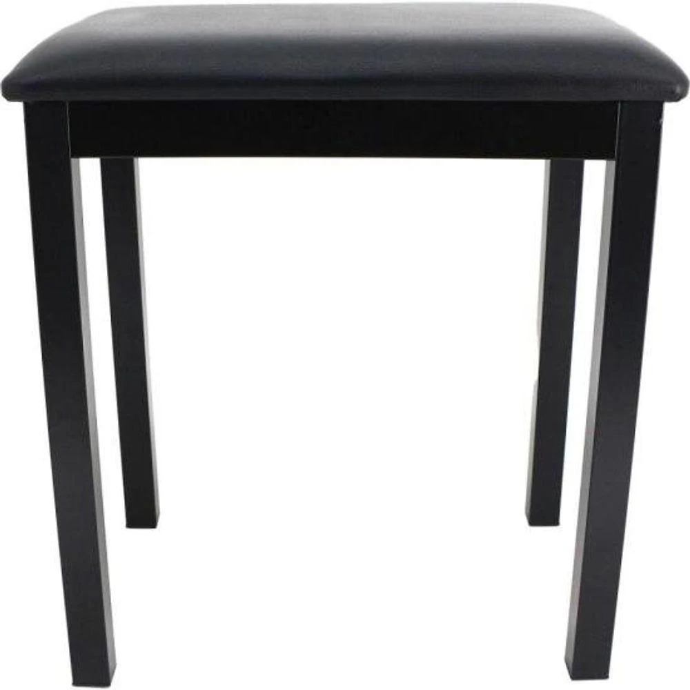 Banqueta para Piano BP600P com Superfície em Couro Sintético e Pés Antideslizantes Preto Hayonik