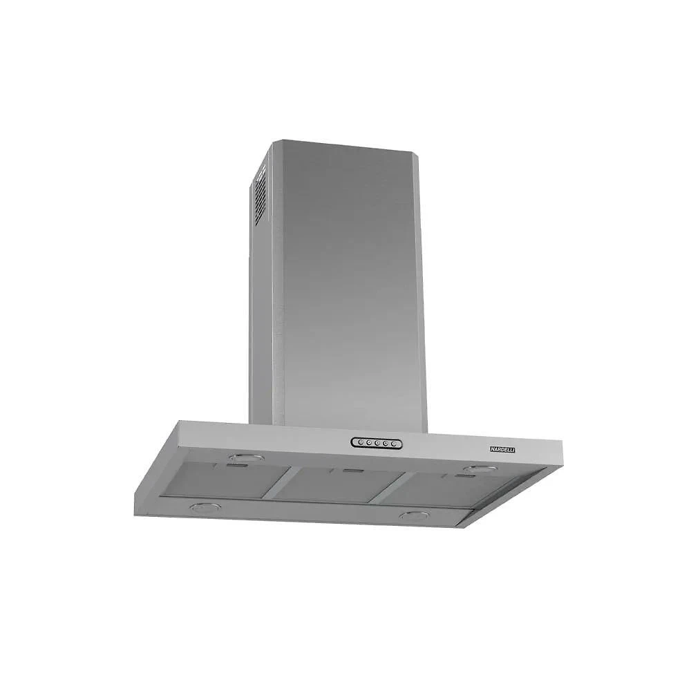 Coifa De Ilha Nardelli Retangular 75cm 3 Velocidades Inox 110V