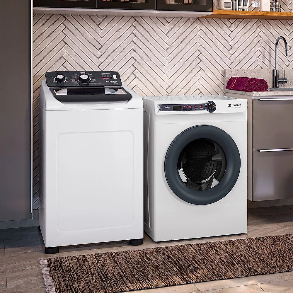 Secadora de Roupas Mueller 13 kg com Sensor de Umidade - MSP13F Branco - 110V