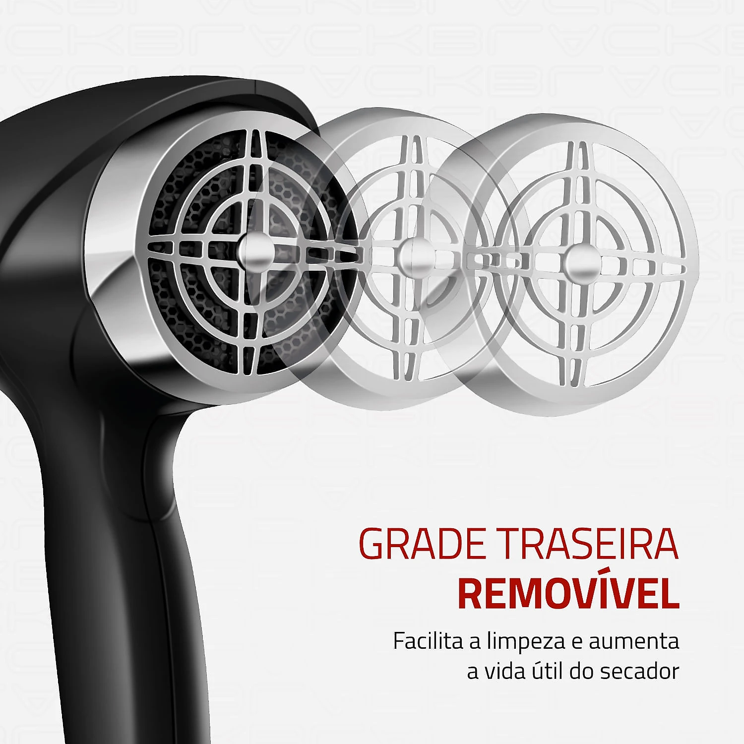 Secador de Cabelos Mondial Preto/Cromado Prata - SCN-04 SECADOR DE CABELOS SCN-04 127V/60Hz