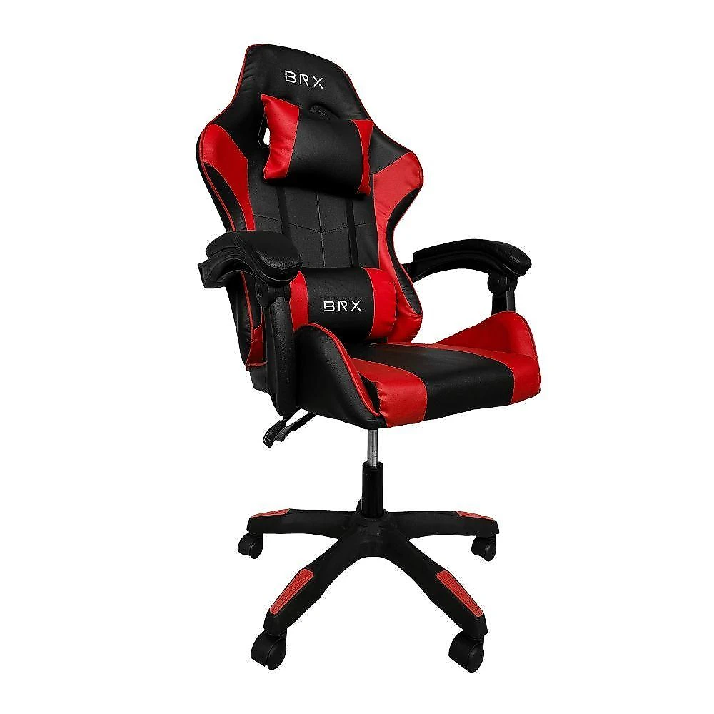 Cadeira Gamer BR-X Impact Red com Rotação 360o e Suporte Até 120kg Vermelho