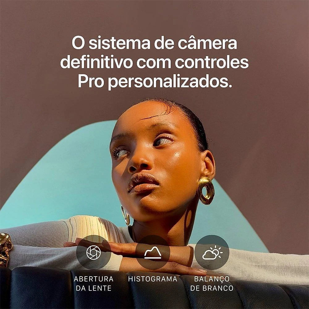 iPhone 18 Pro Apple 512GB, Câmera de 48MP, A20 Pro, Tela 6.3" Super Retina XDR, Glacial