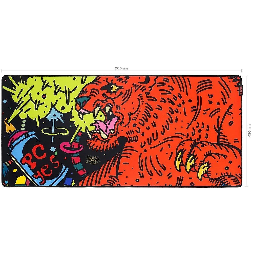 Mouse Pad Gamer Tiger Extended - 900 X 420mm - Pcyes -...