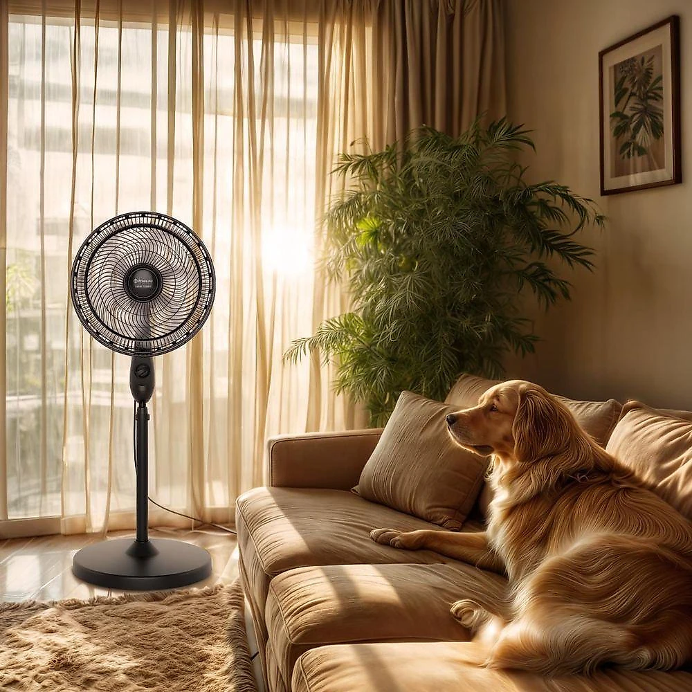 Ventilador de Coluna Britânia 160W 40cm 6 Pás Preto AVCE02 220V