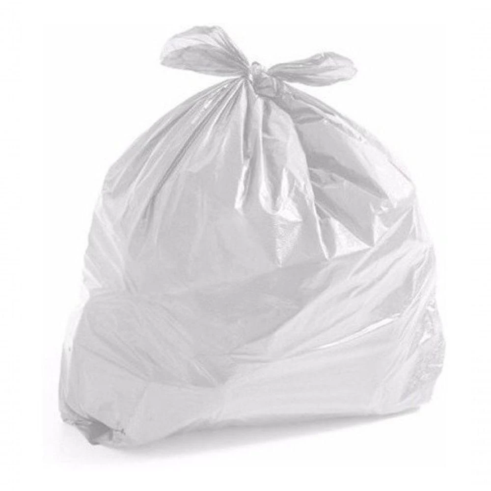 Saco para Lixo 40 Litros Comum 100 Unidades em Polietileno Branco Higipack