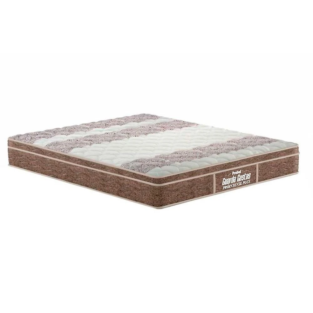 Colchão Casal Anatômico D33 - Firmepedic Guarda Costas Próintense Plus Euro Pillow Brown (138x188x24) - Probel