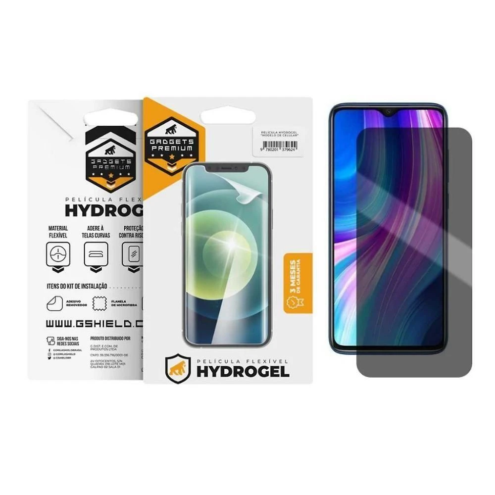Película Privacidade Hydrogel Para Xiaomi Redmi Note 8 Pro - Gshield