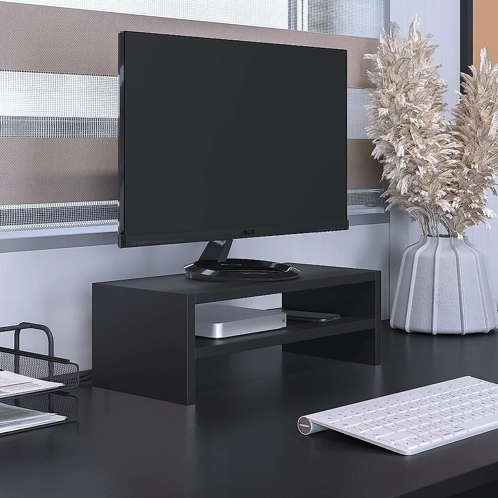 Suporte Para Monitor Stand Home Office Lap L03 Preto