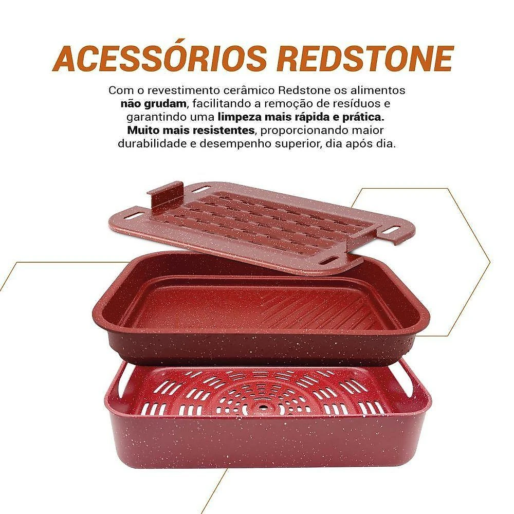Air Fryer sem Óleo Philco PAF12A 12L 1800W Maxx Grill Redstone 110V
