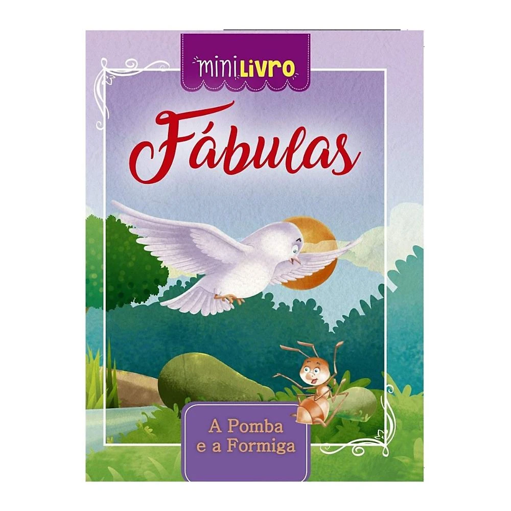 Mini livro: Fábulas - A pomba e a formiga