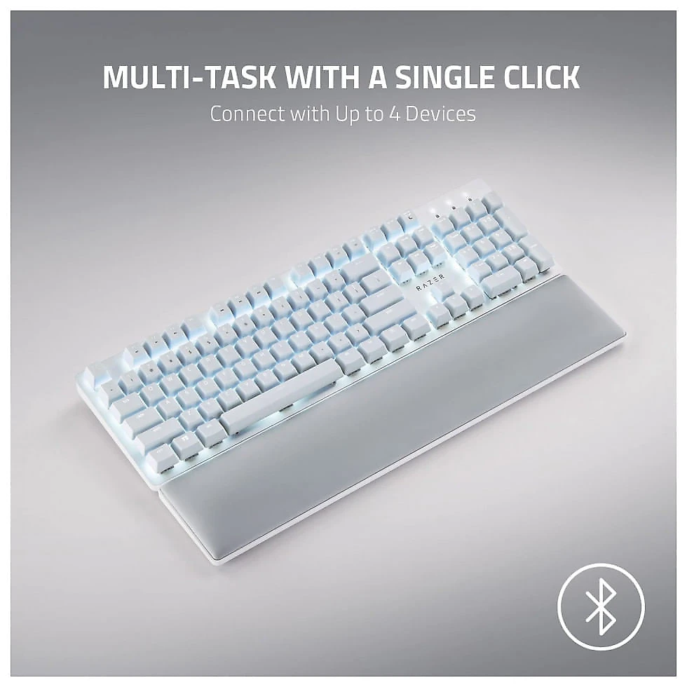 Razer Teclado Ergonômico Dividido Sem Fio Recarregável Reduz a Tensão das Mãos com Teclas Totalmente Programáveis e Cont...