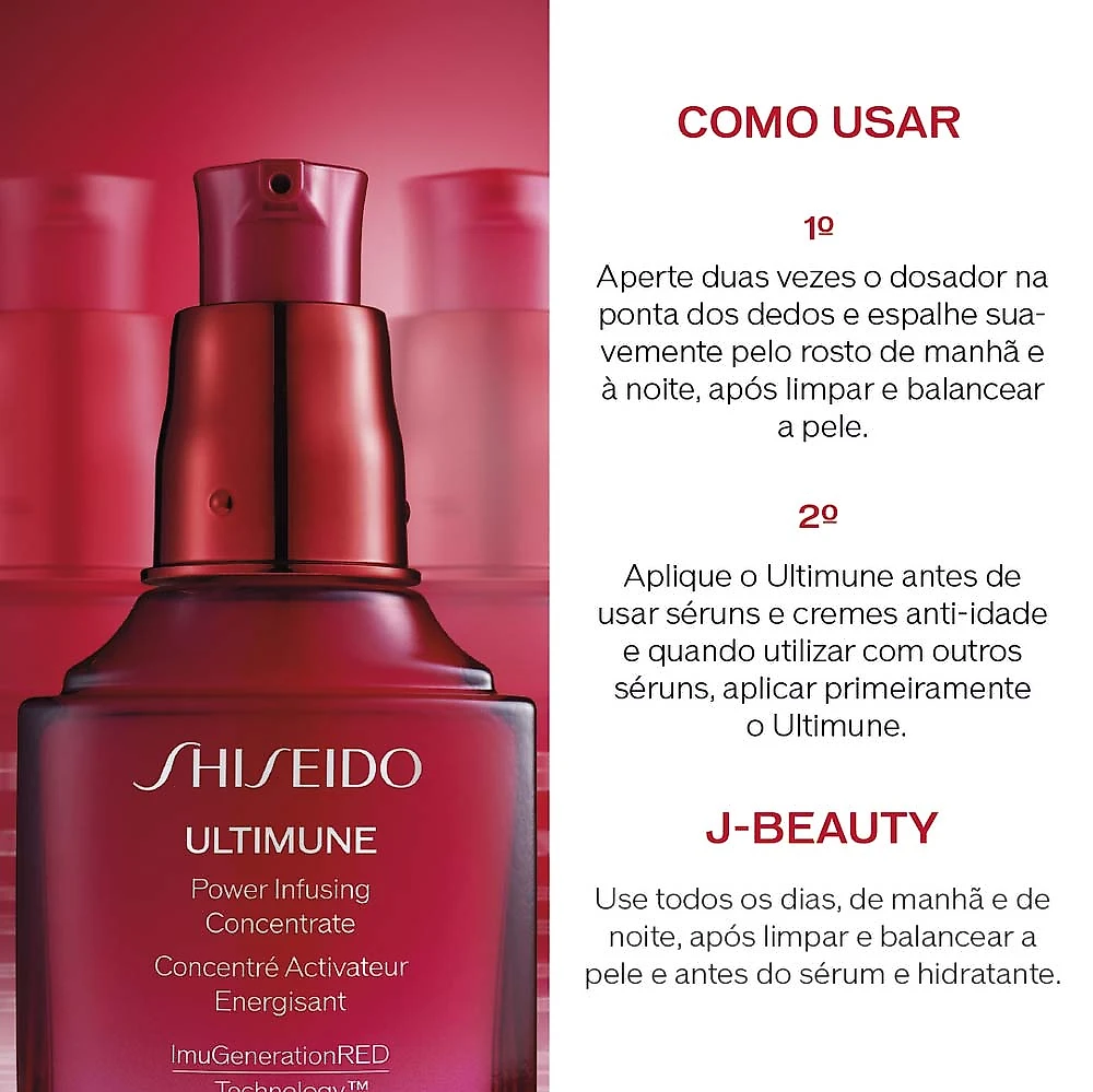 Sérum Facil Ativador Energizante Shiseido - Ultimune Power Infusing Concentrate 75ml