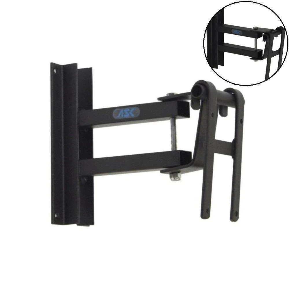 Suporte para Caixa de Som ASK CP10 com Ajuste 45KG Bivolt Preto