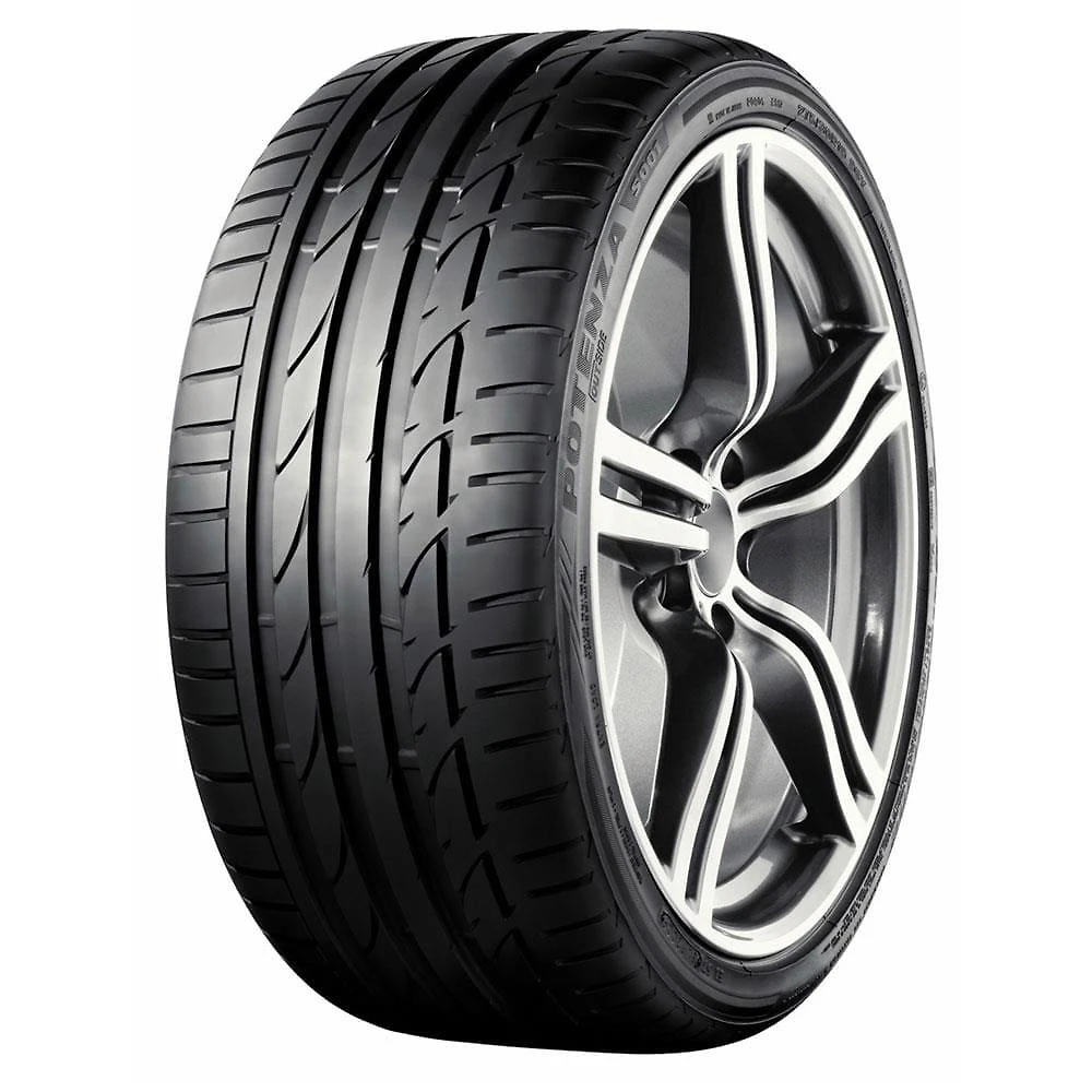 Pneu aro 19 bridgestone potenza s001 225/45 92w run-flat