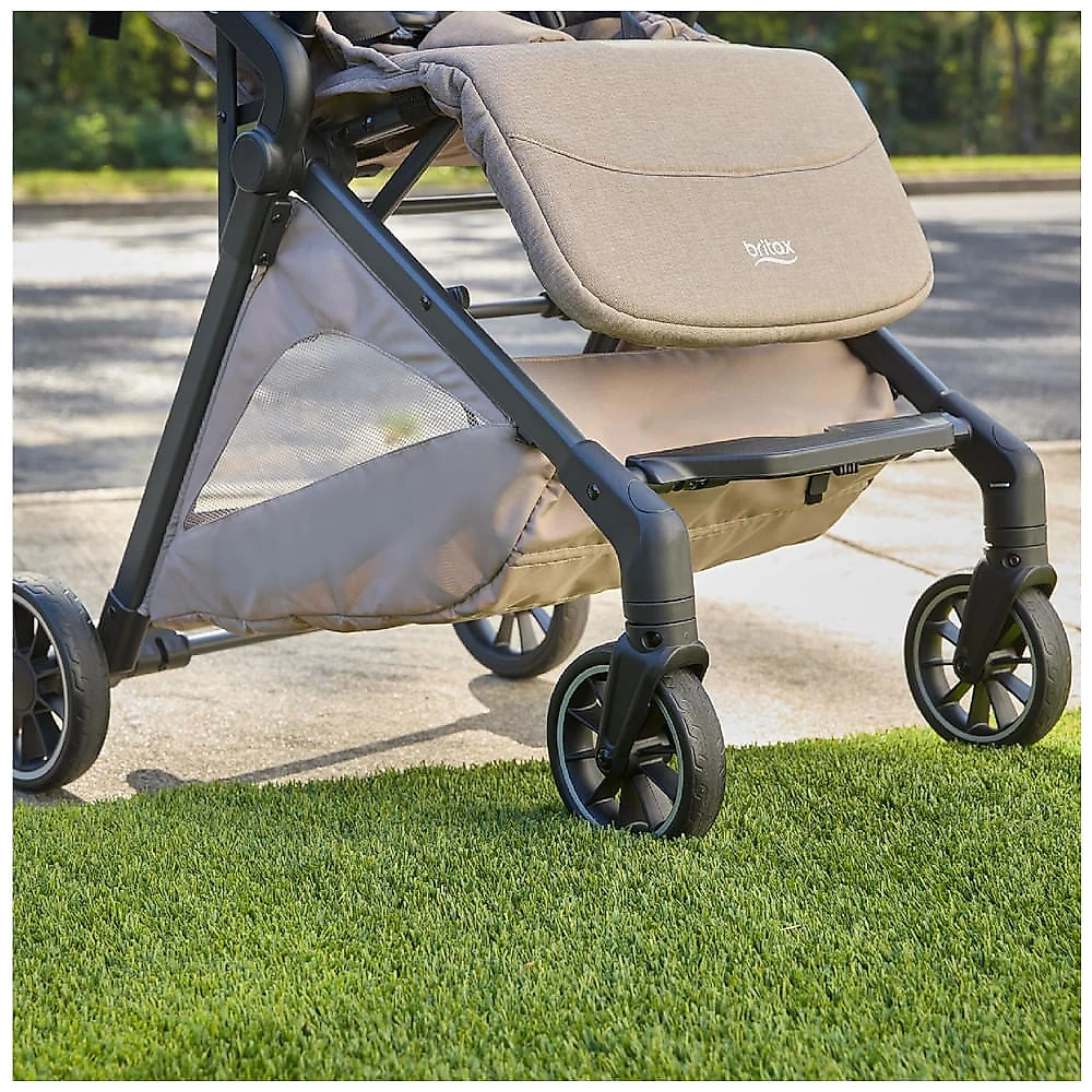 Carrinho Britax Juniper+ Teca Sistema de Viagem Compacto com Cadeirinha Compatível