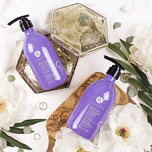Shampoo Condicionador Biotina e Colágeno Queda de Cabelo e Crescimento Rápido 500ml