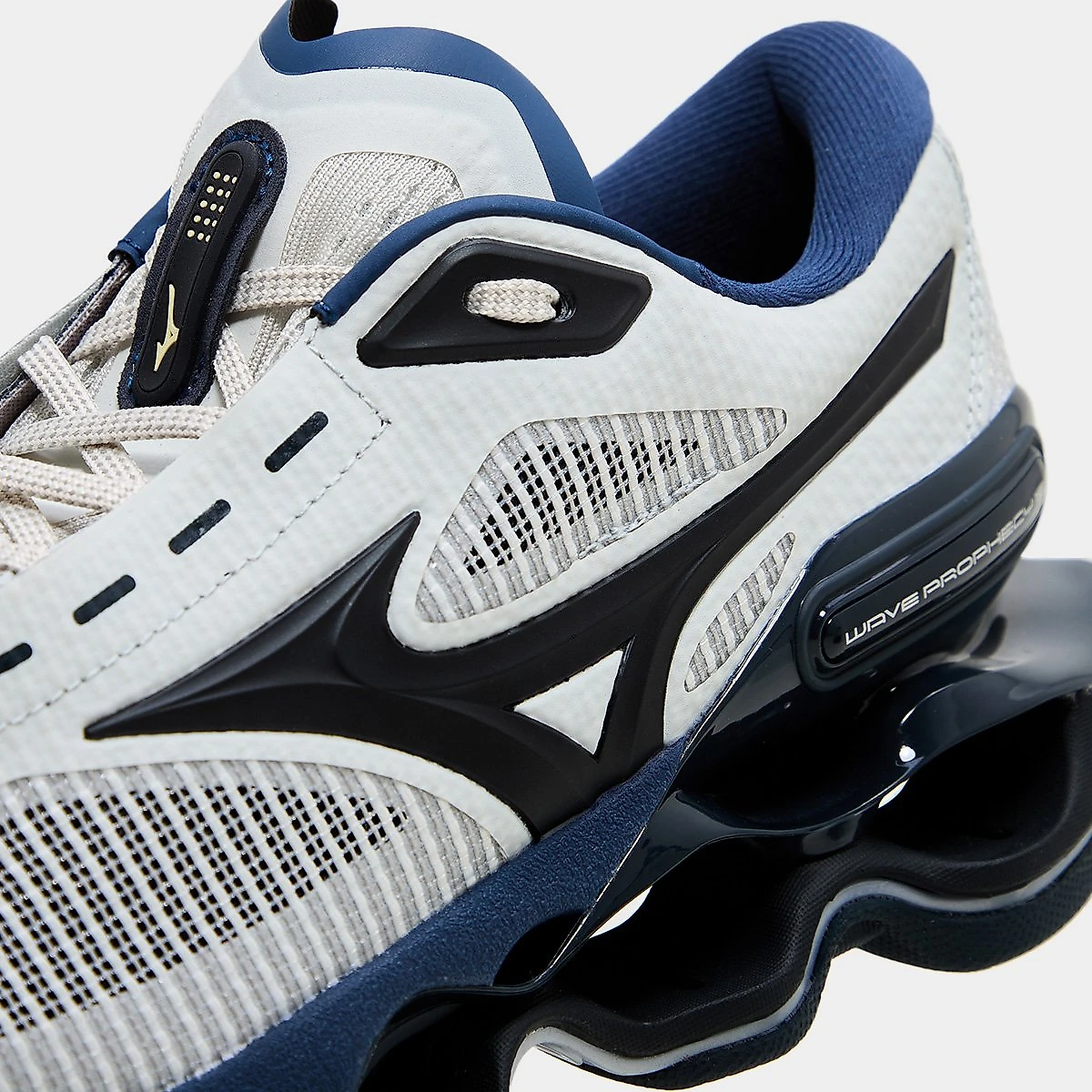 Tênis Mizuno Wave Prophecy 15 Masculino Off White+Marinho - 39