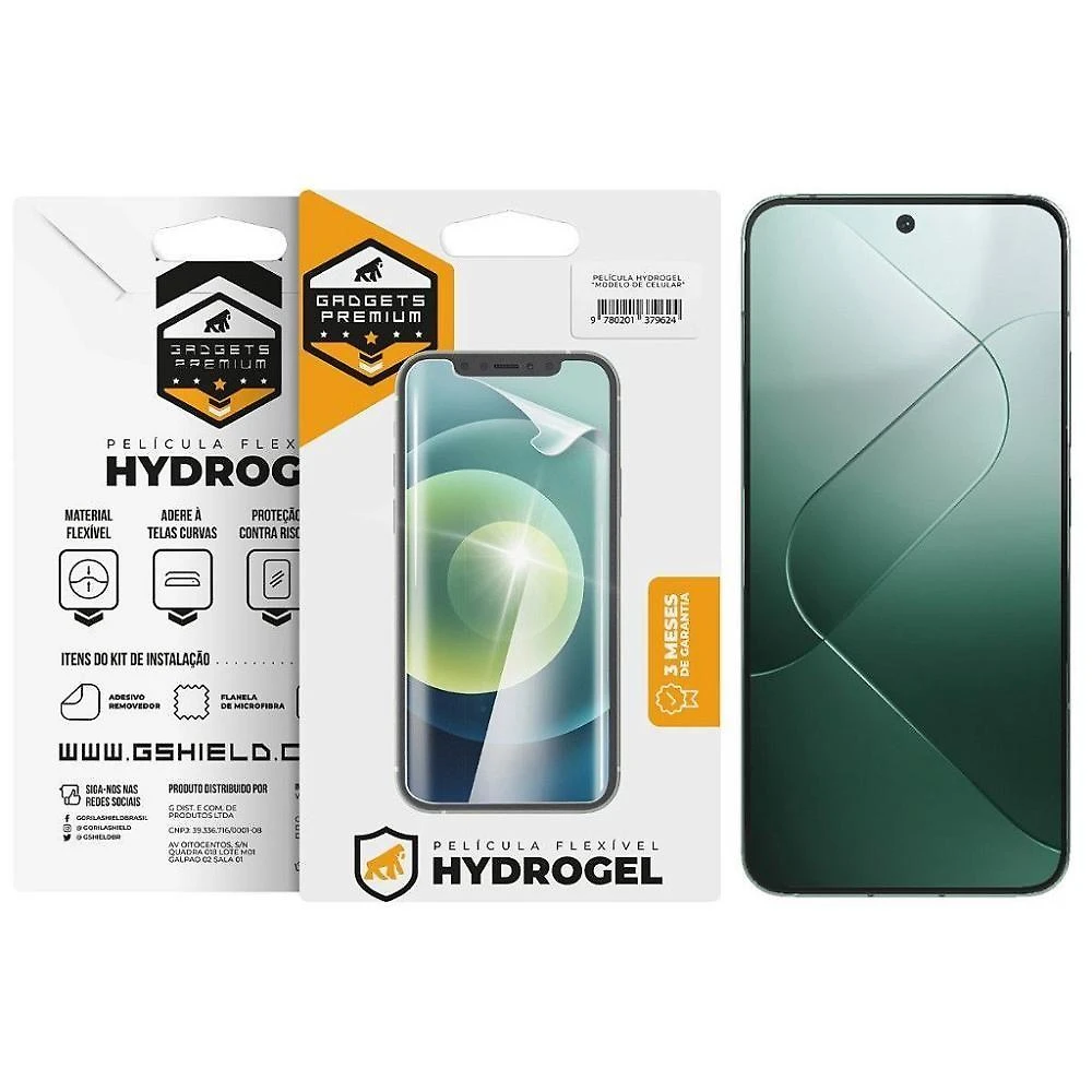 Película Gshield Hydrogel Gamer Fosca para Xiaomi 14 com Proteção e Revestimento Oleofóbico