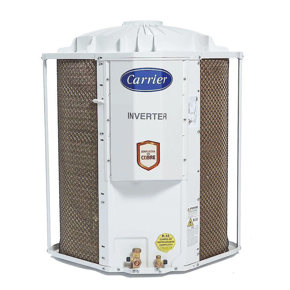 Ar condicionado split teto carrier xpower connect 36000 btus frio inverter 220v 38ccve36515mc
