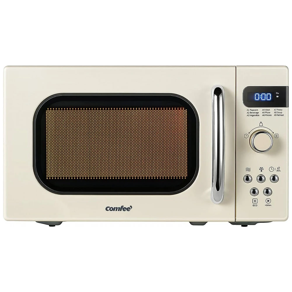 Micro ondas Retro de Bancada 19 Litros Multifuncional, 700W, 110v, COMFEE AM720C2RA R, Marrom
