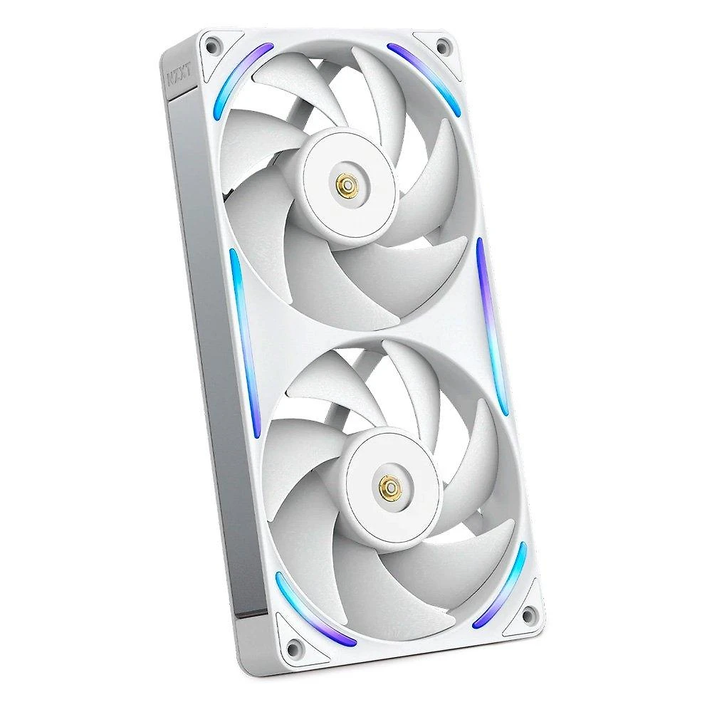 Ventoinha NZXT F240X Performance, 120mm, PWM, RGB, 2x Single-Frame, Branco - RF-U24PN-W1