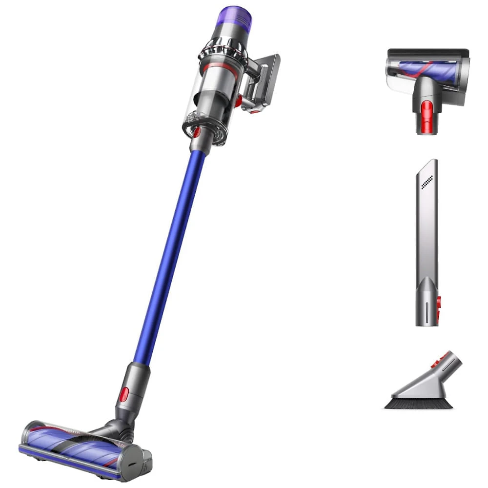 Aspirador de Pó Sem Fio Dyson V11 Origin, Nickel/Azul - Potência e Versatilidade para Limpeza Profunda